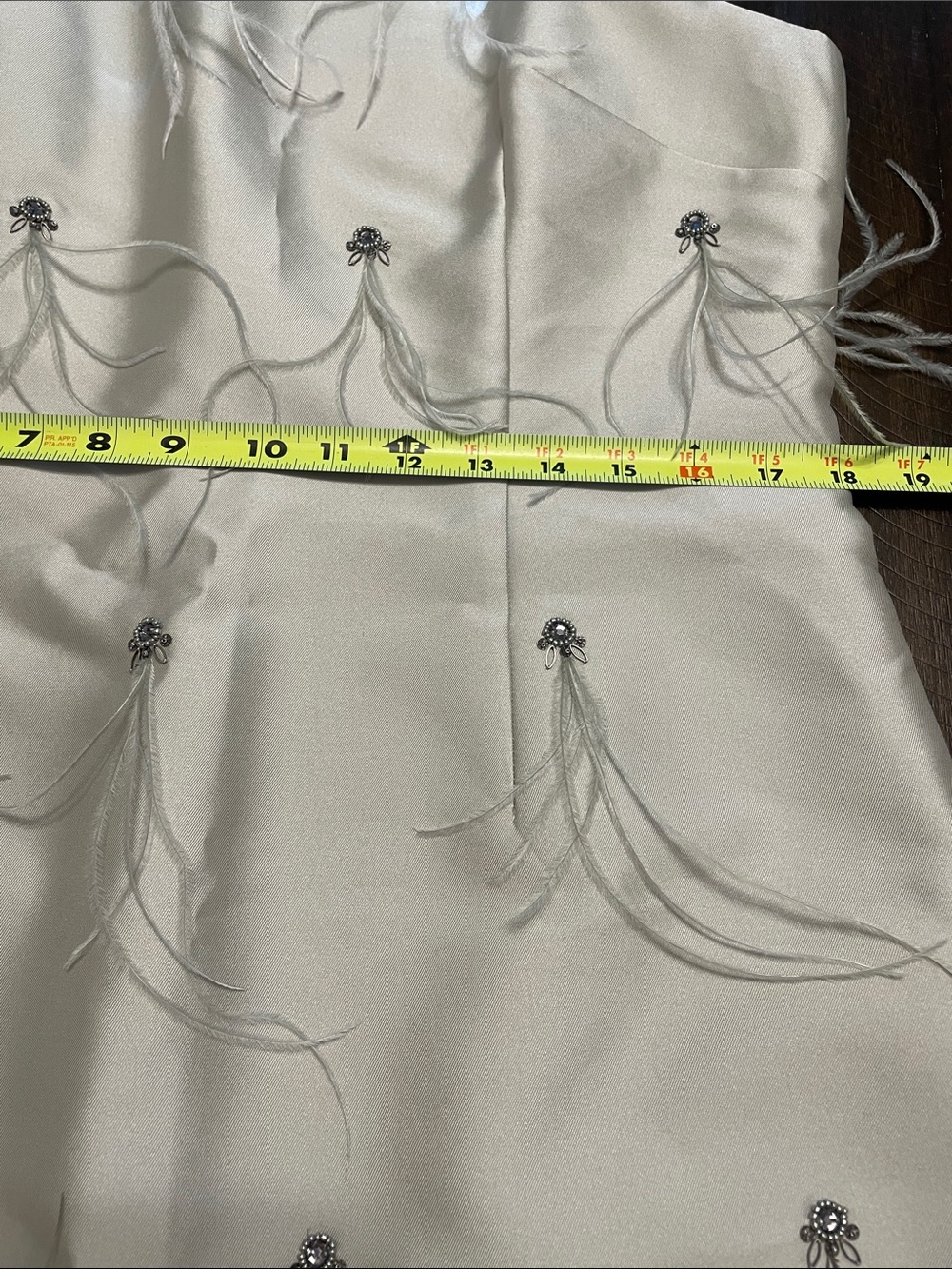 St. John Hand Beaded Silk Blend dress - Picture 9 of 9
